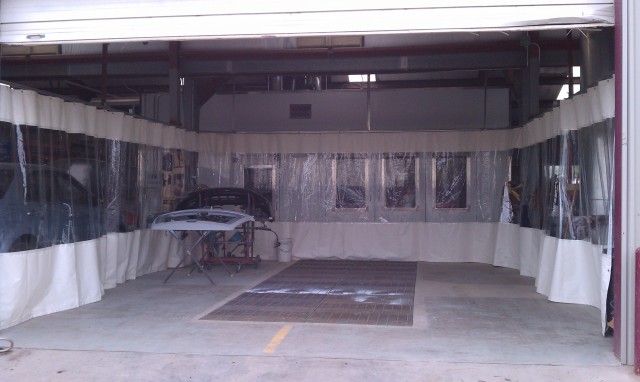 down draft paint booth